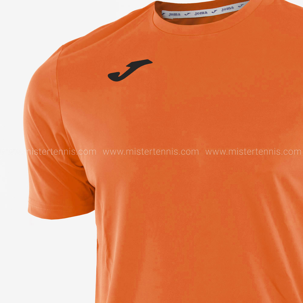 Joma Boy Combi T-Shirt - Orange/Black