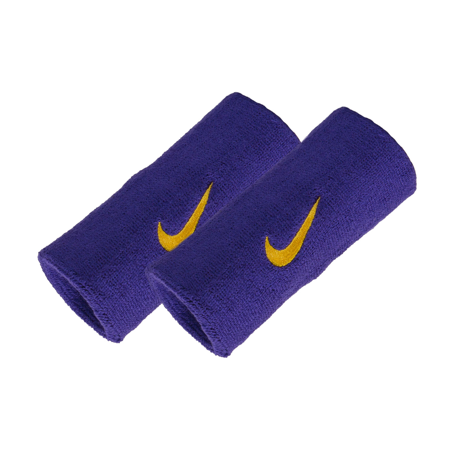 Nike DoubleWide Swoosh Polsini da Tennis - Purple/Yellow