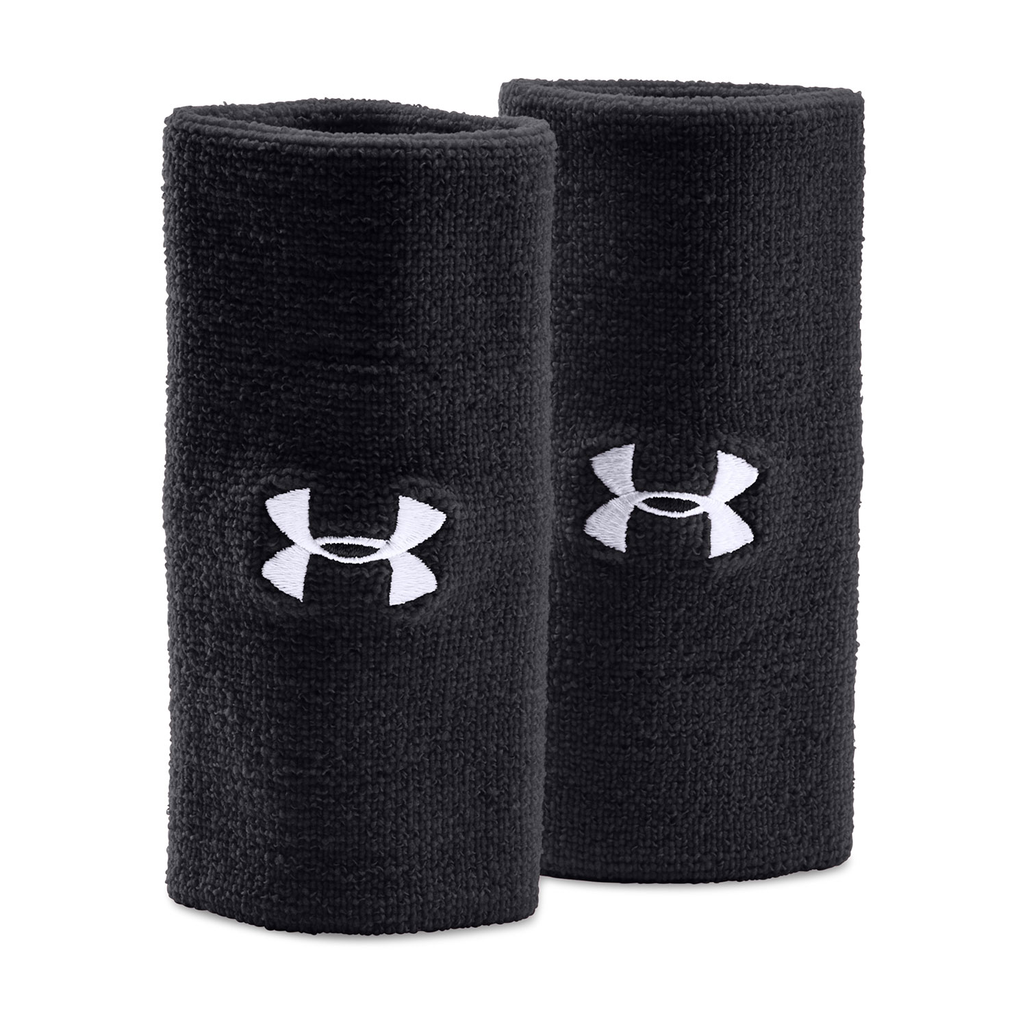 Under Armour Performance Long Wristbands - Black/White