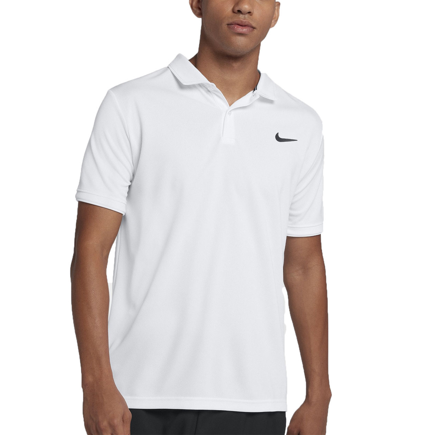 Nike Court Dry Men's Tennis Polo - White