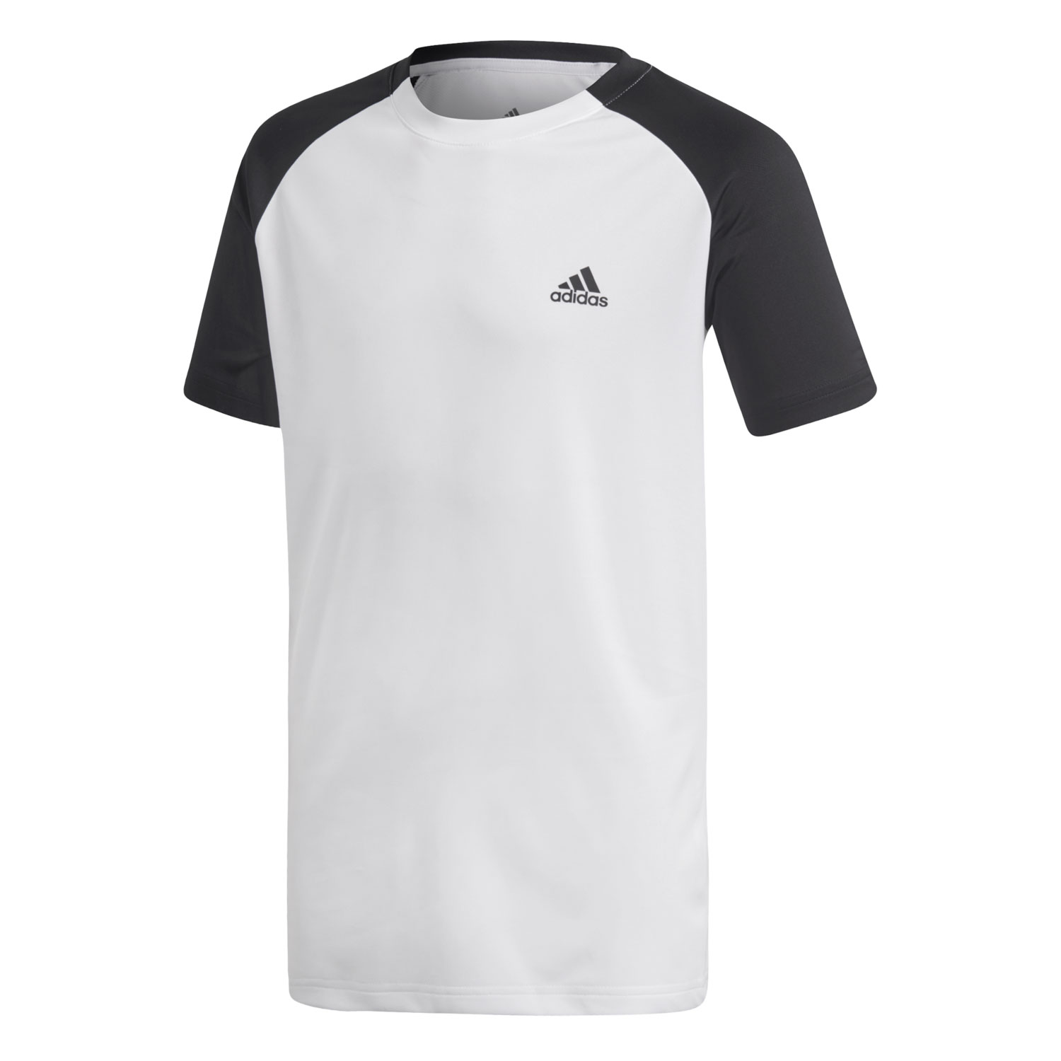 boys white adidas tshirt