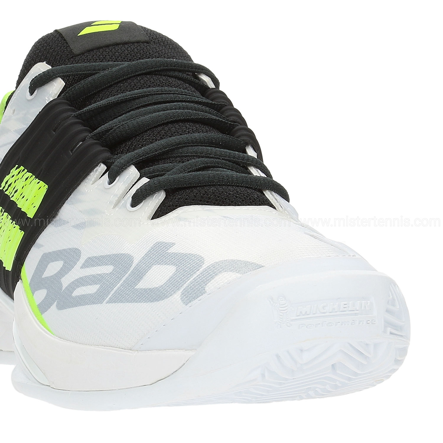 Babolat Propulse Fury Clay Men's Tennis Shoes - White/Volt