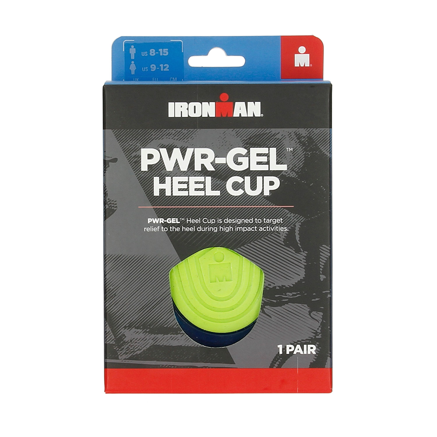 Ironman Pwr Gel Heel Cup