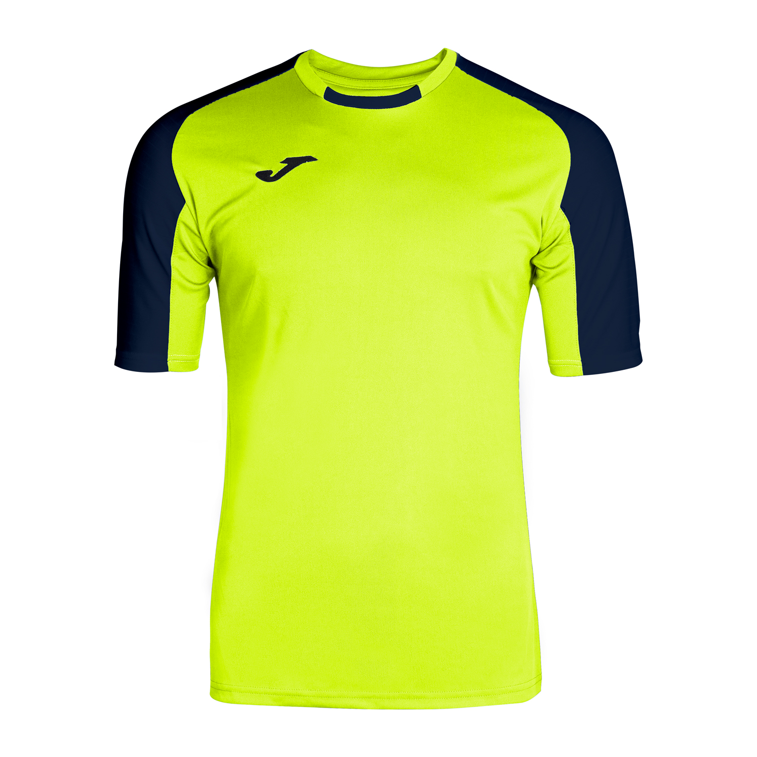 Joma Essential Boy's Tennis TShirt Volt/Navy