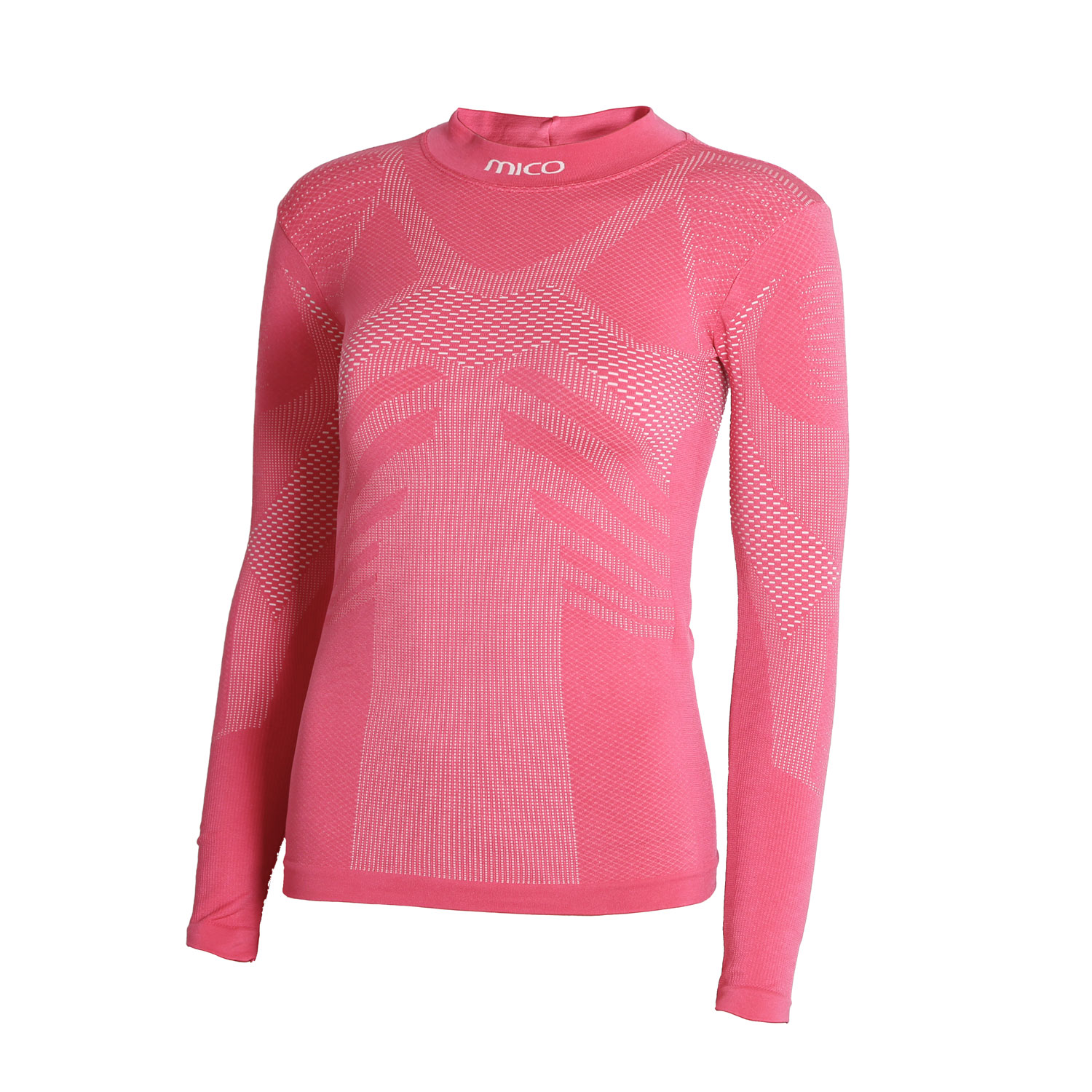 Mico Active Skin Hi-Neck Maglia Intima Bambina - Pink