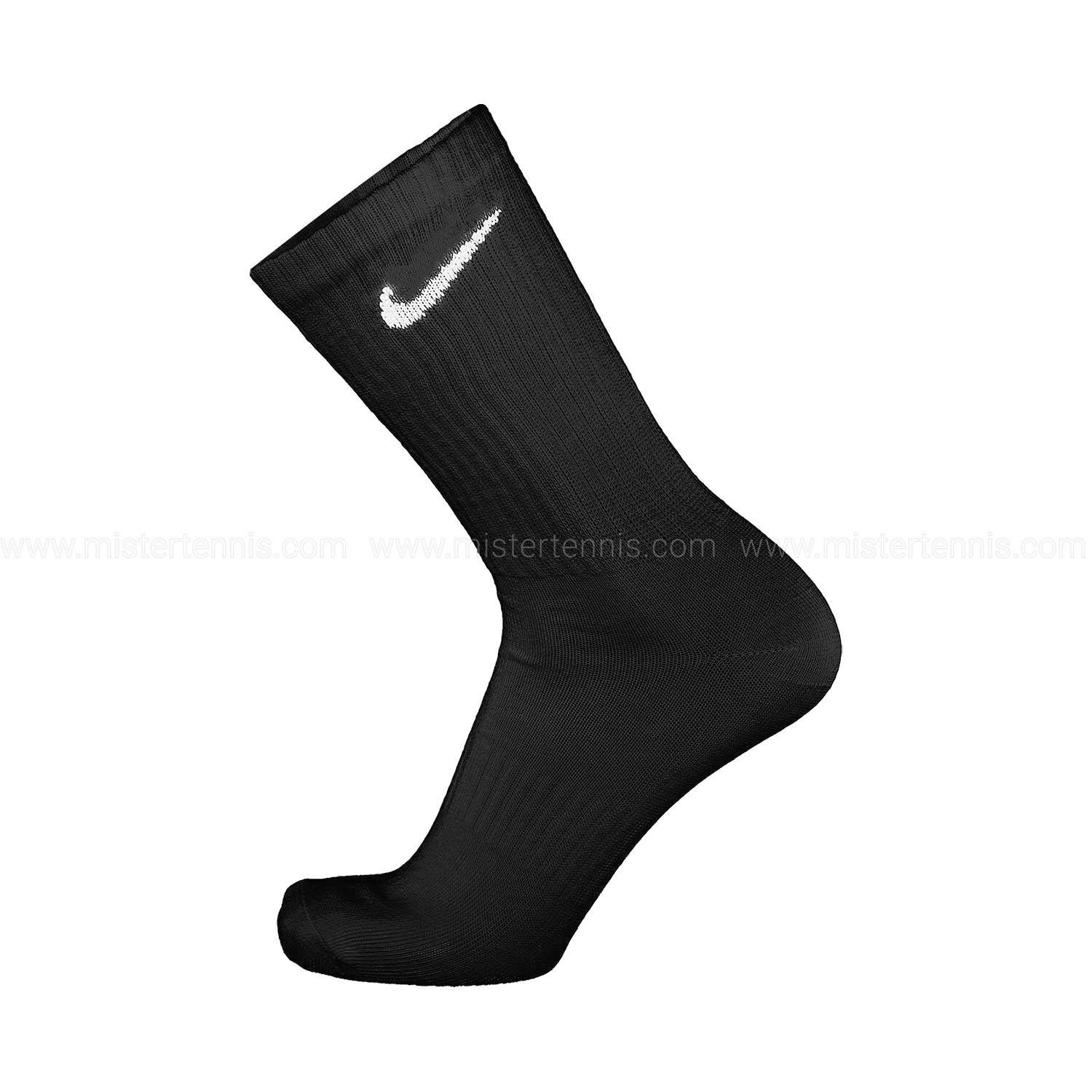 Nike Everyday Lightweight Crew x 3 Socks - Black/White