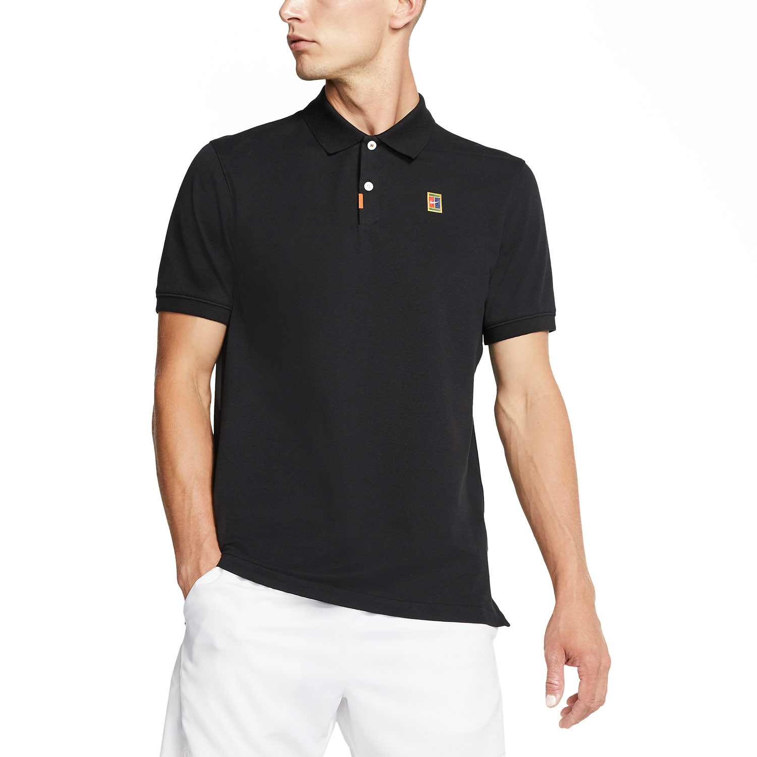 Nike Heritage Natural Polo de Tenis Hombre - Black