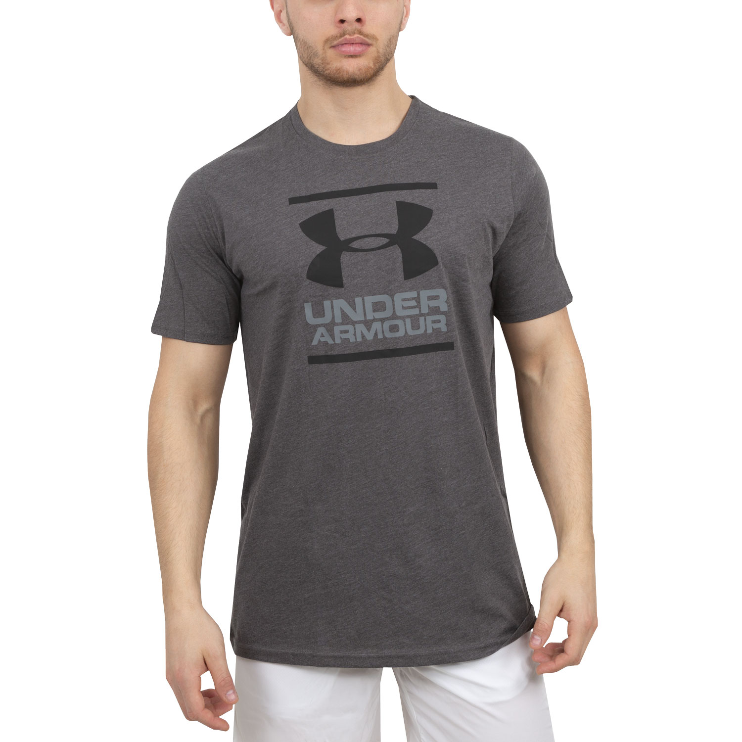 Under Armour Foundation Camiseta Hombre - Dark Grey/Black