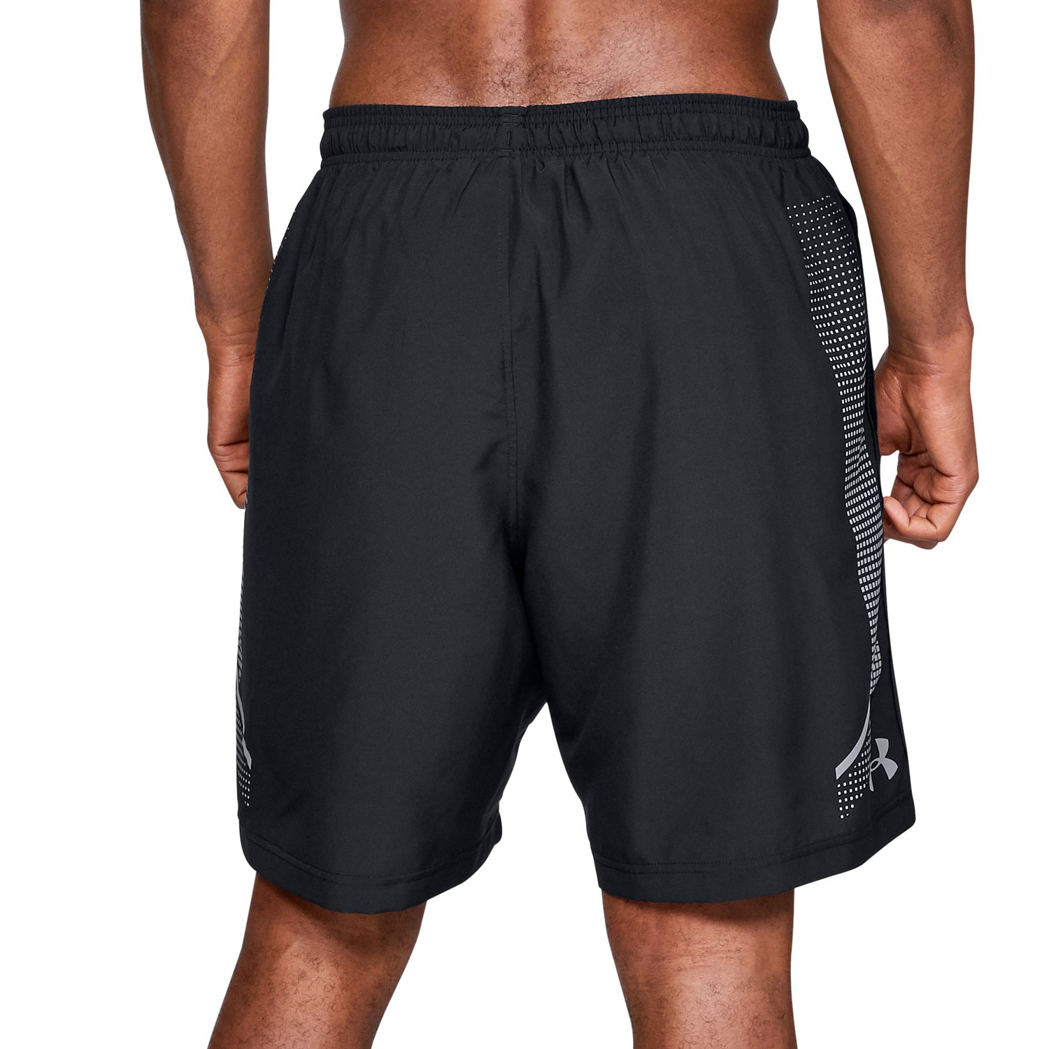 Under Armour Woven Graphic 8in Men's Tennis Shorts - Black/Grey