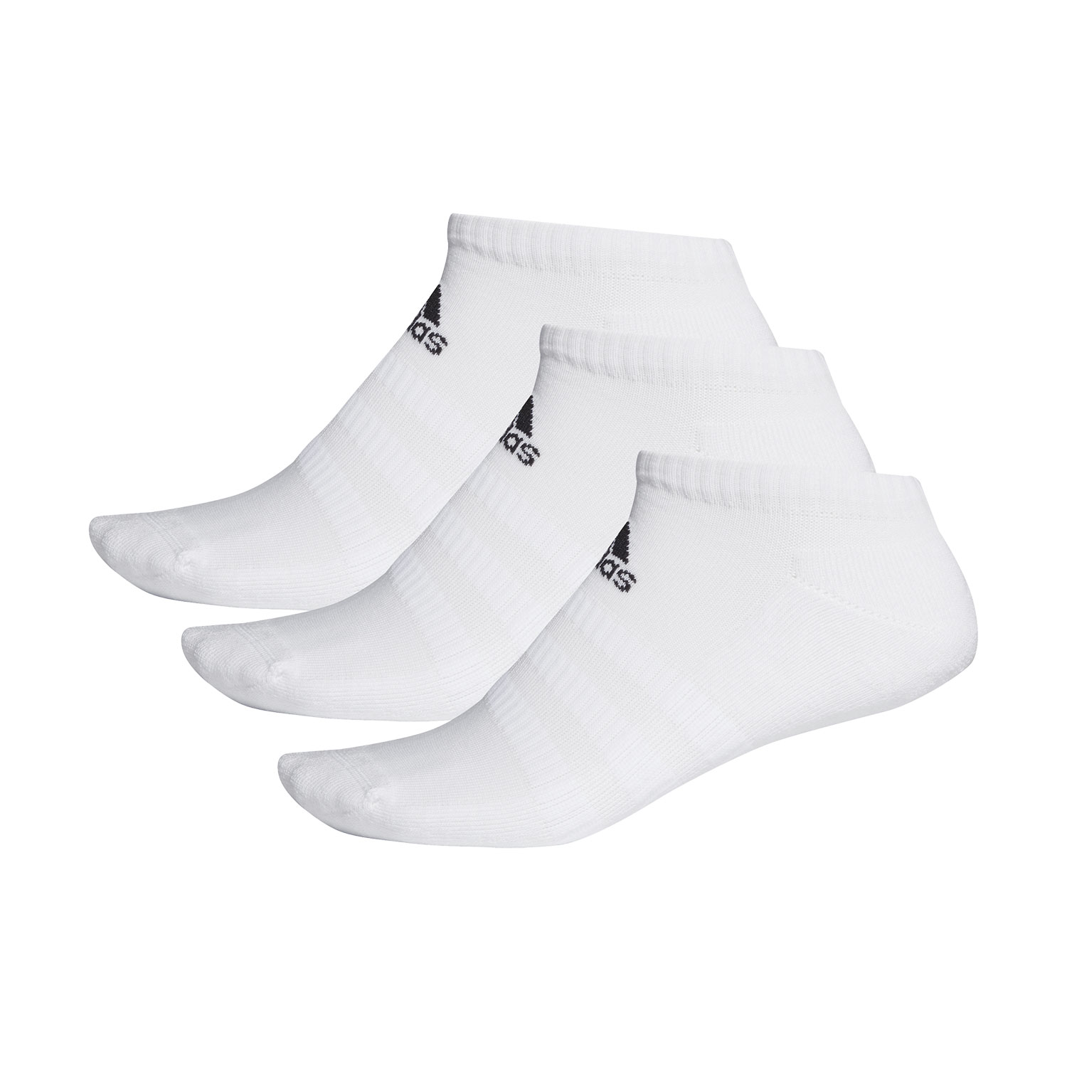 Adidas Logo Cushioned x 3 Socks - White