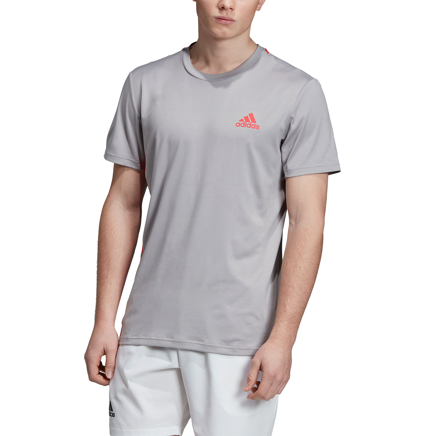 adidas maglietta uomo grigio