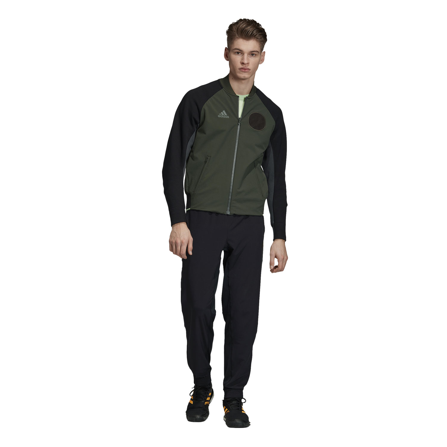adidas New York City Men s Tennis Jacket Legend Earth