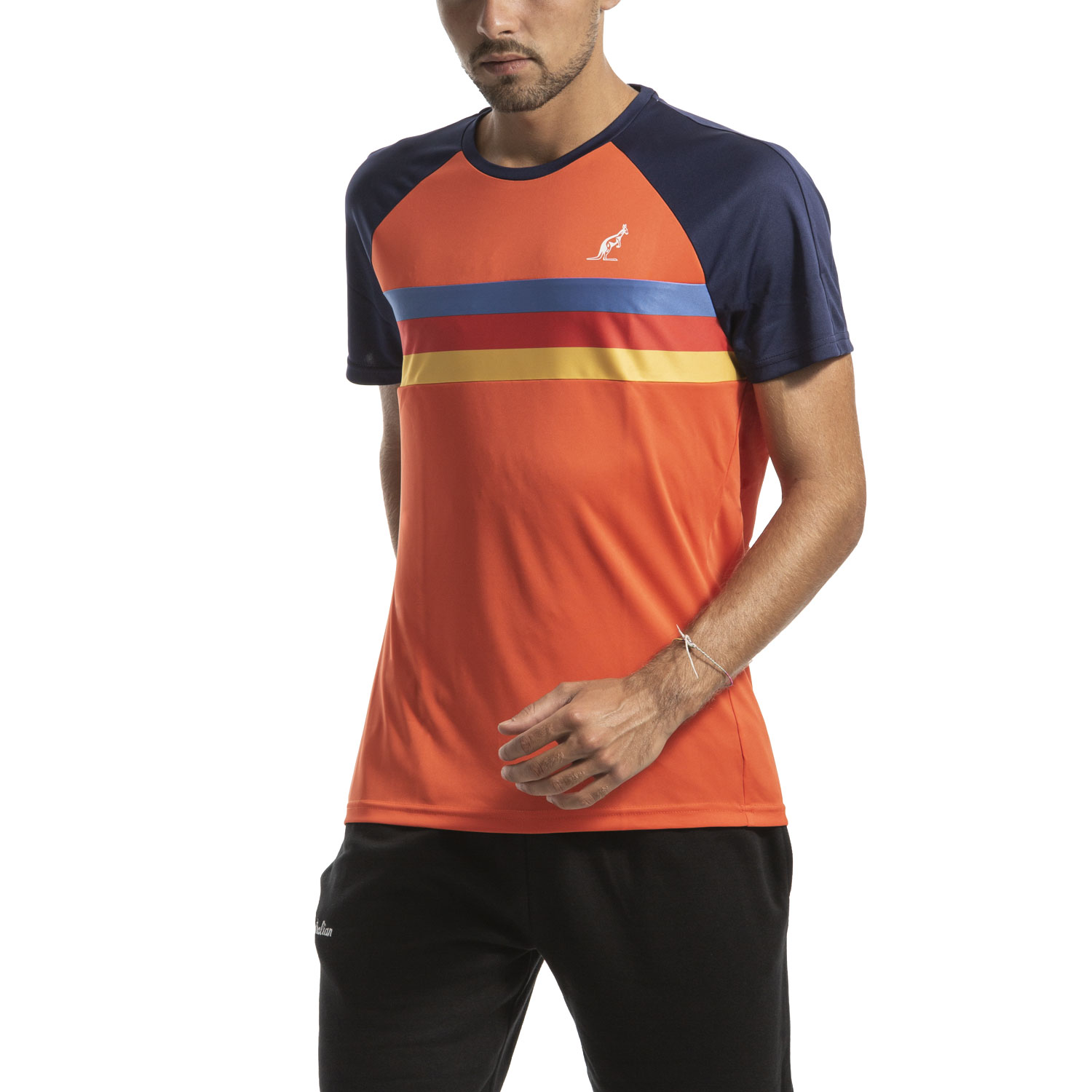 maglietta arancione uomo