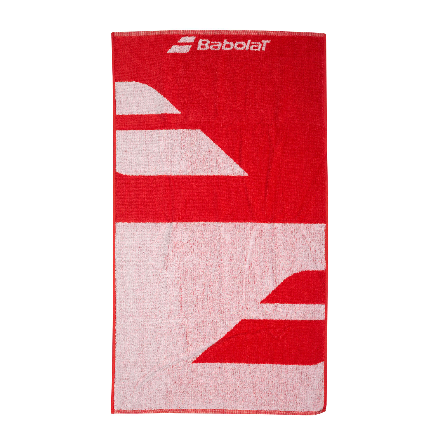 Babolat Graphic Towel - White/Fiesta Red