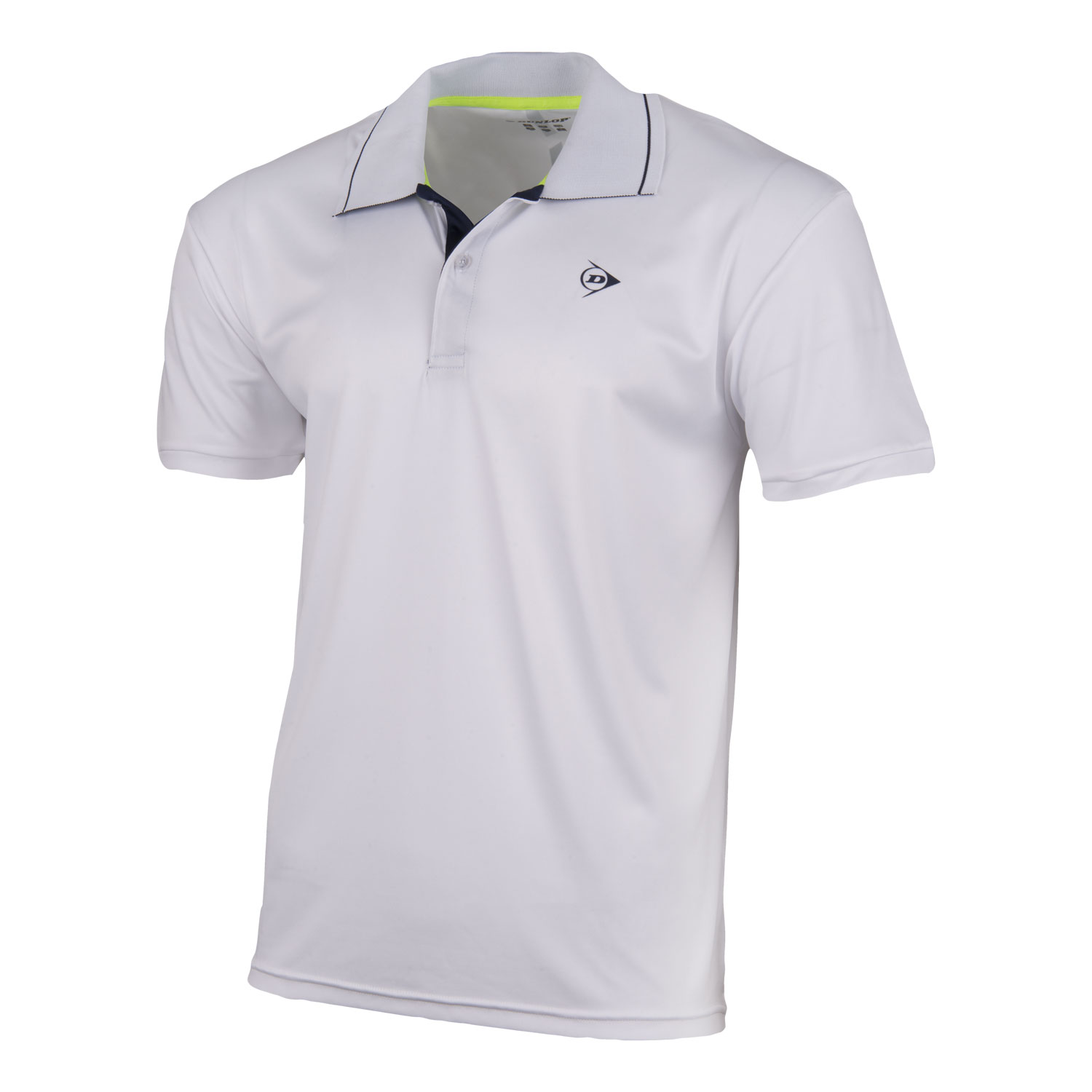 Dunlop Club Polo de Tenis Hombre - White/Navy