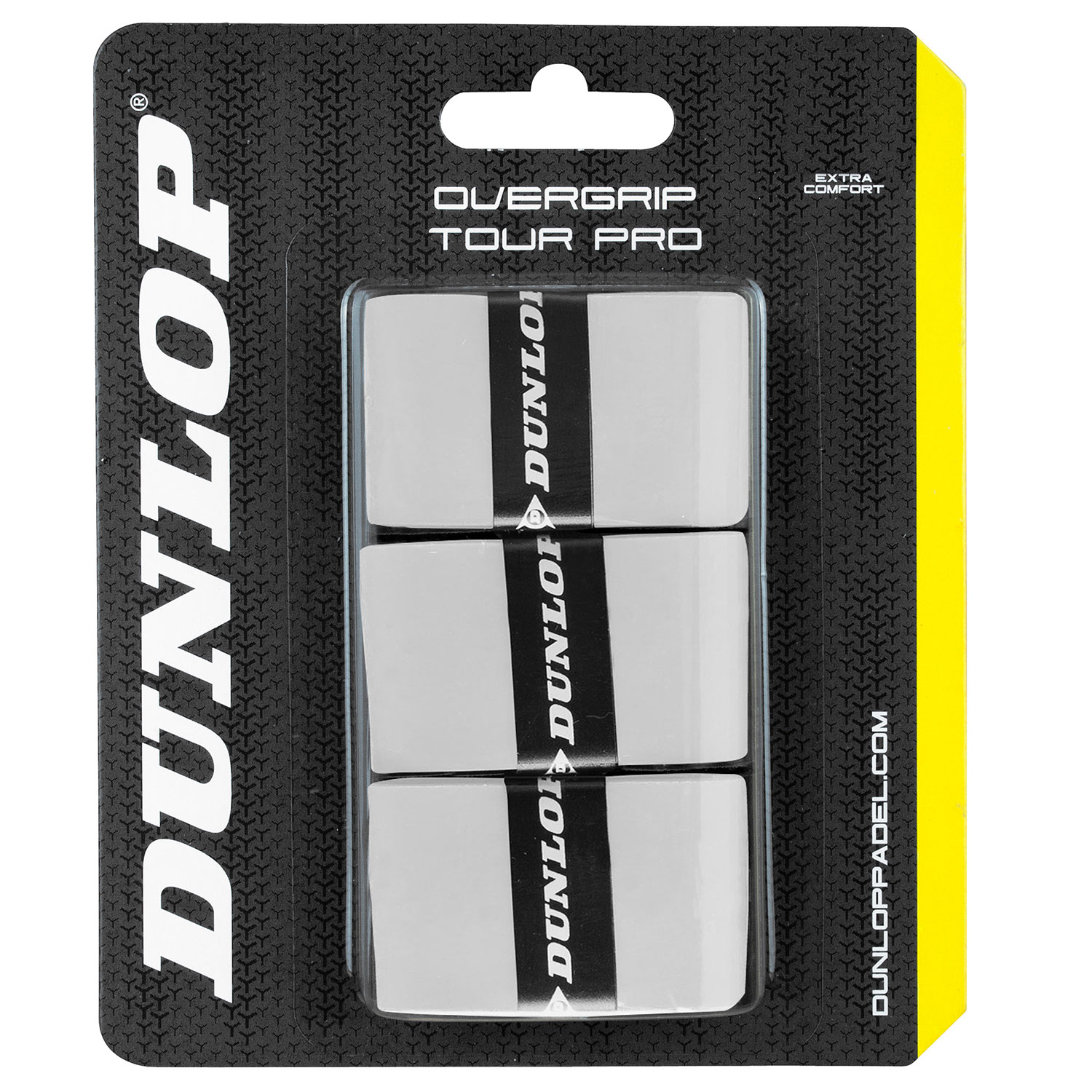 Dunlop Tour Pro x 3 Sobregrip - White