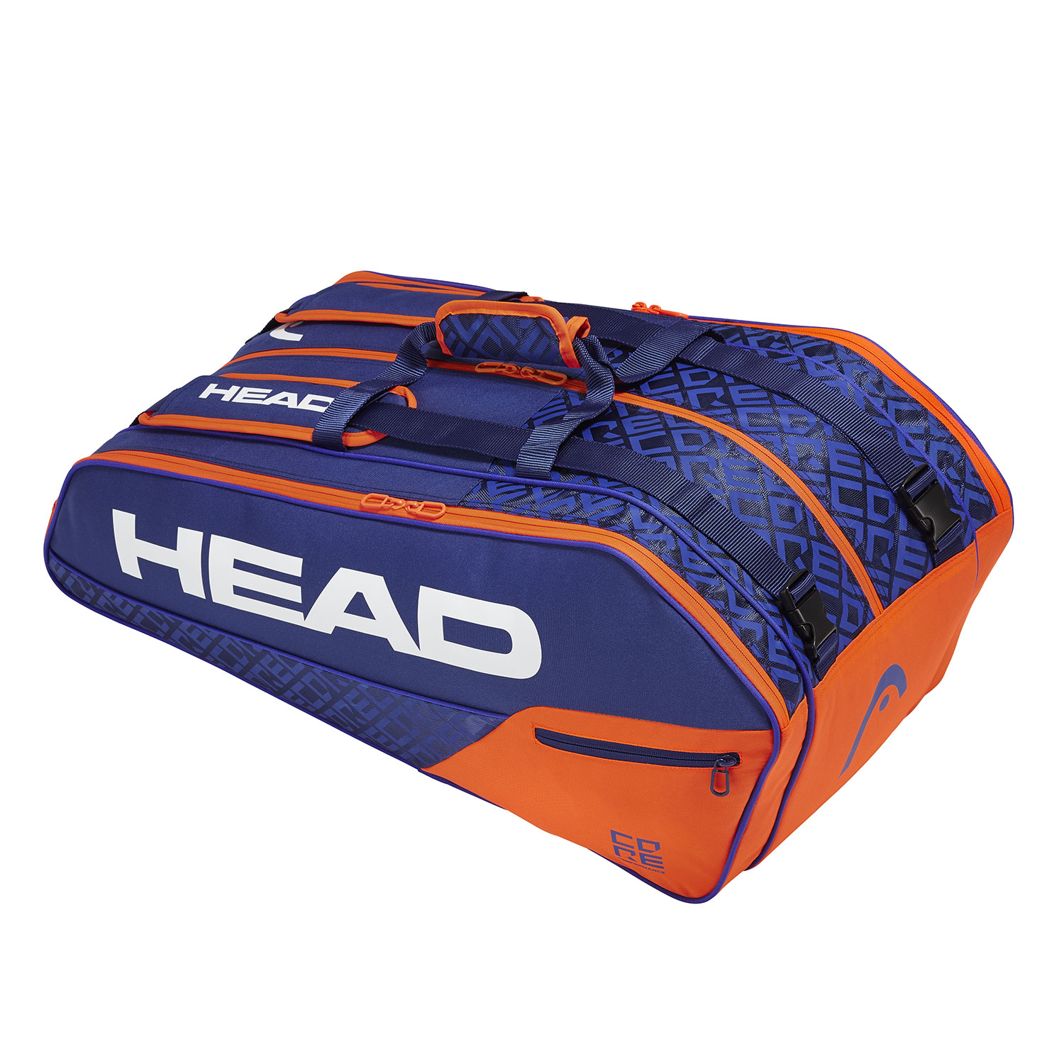 orange tennis bag
