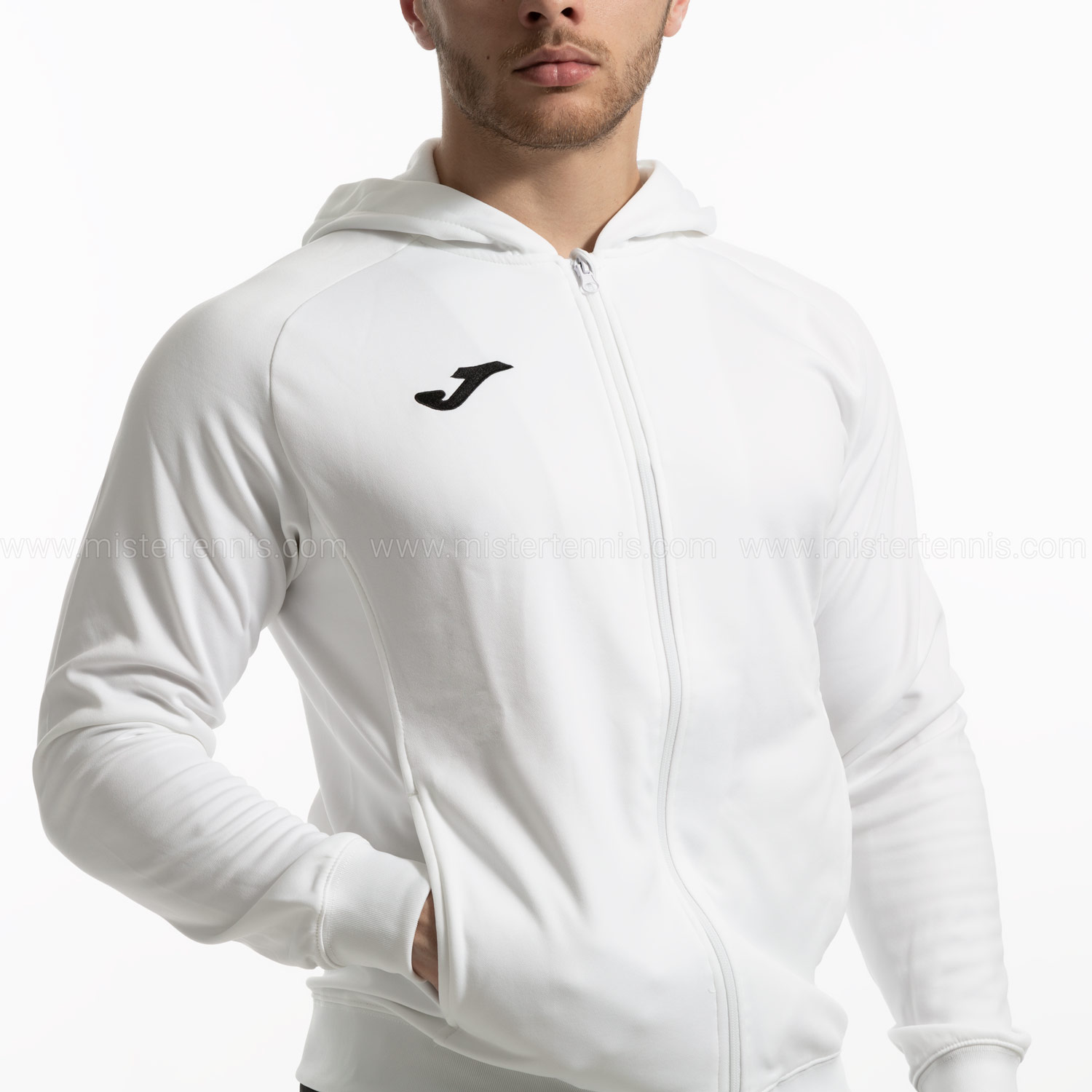 Joma Menfis Hoodie - White/Black