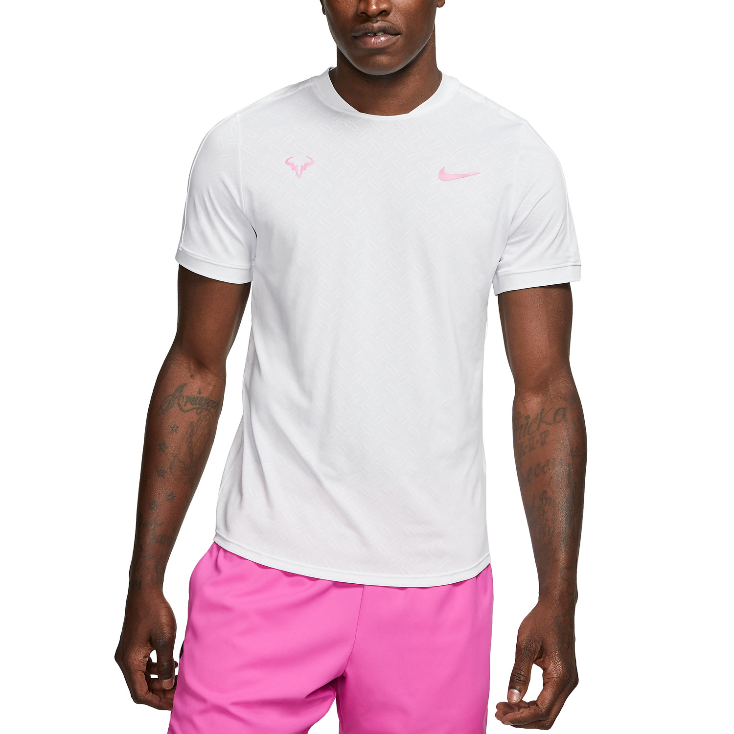 Nike Court Rafa AeroReact Maglietta da Tennis Uomo - White