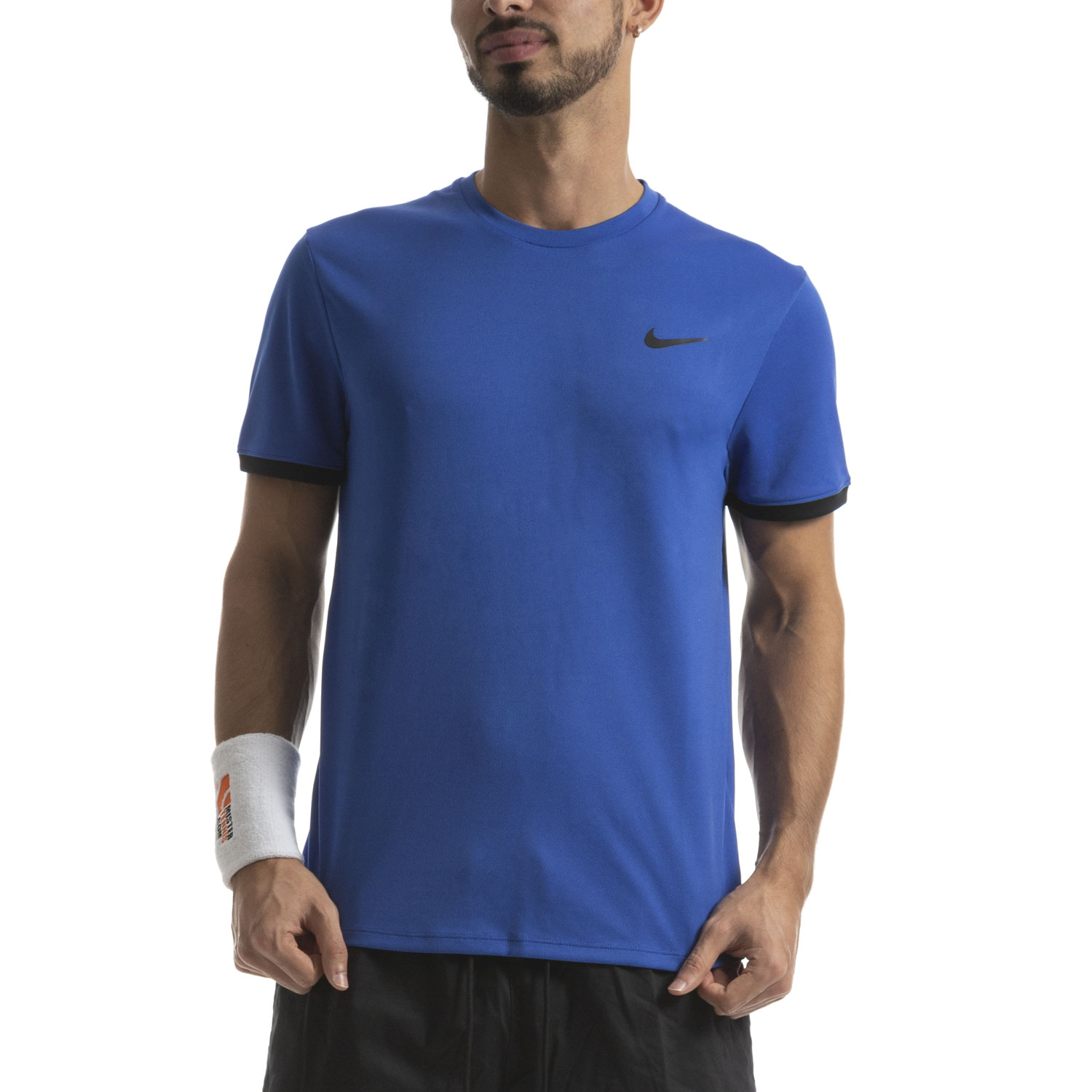 Nike Court Dry Men's Tennis T-Shirt - Game Royal/Black