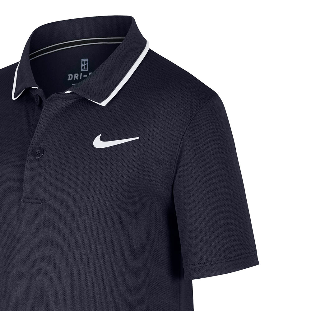 Nike Court Dry Team Polo de Tenis Niño - Navy