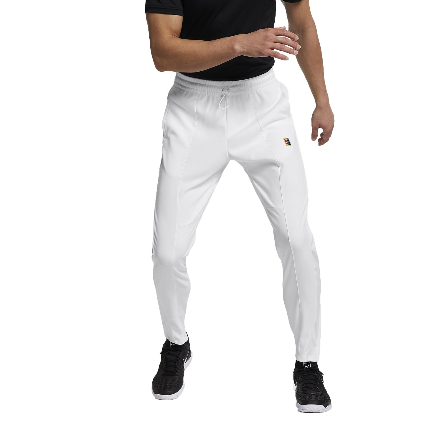 Nike Court Pantalones de Tenis Hombre - Blanco