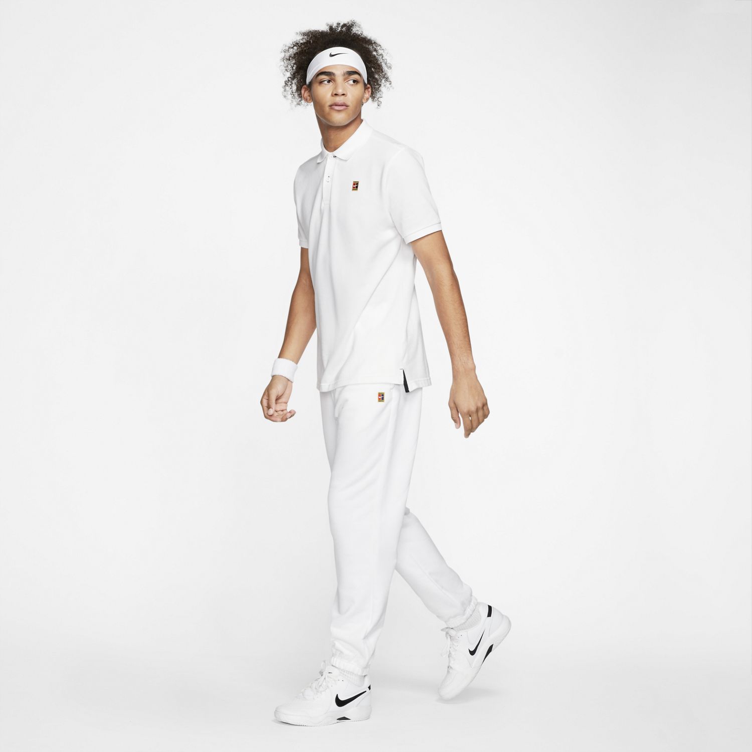 Nike Fleece Heritage Men's Tennis Pants White