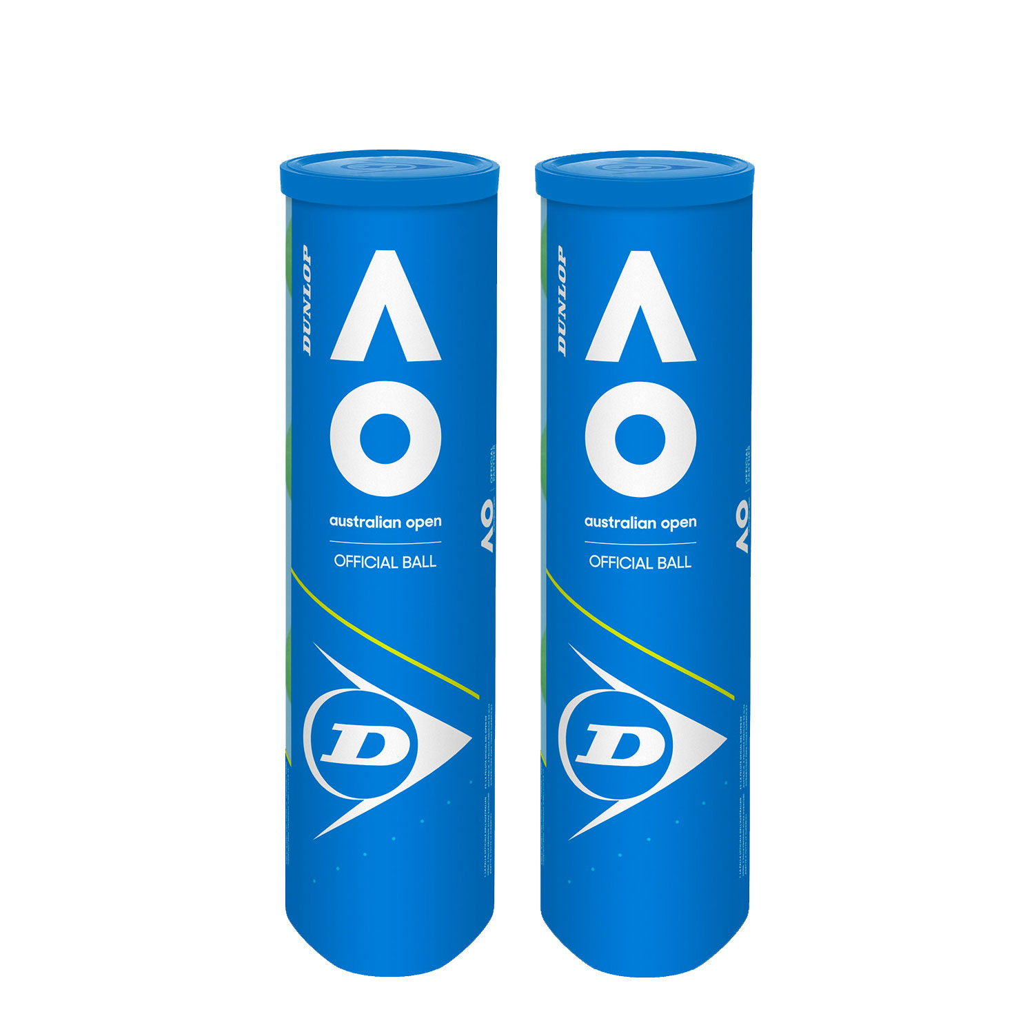 Dunlop Australian Open - 2 Tubi da 4 Palline