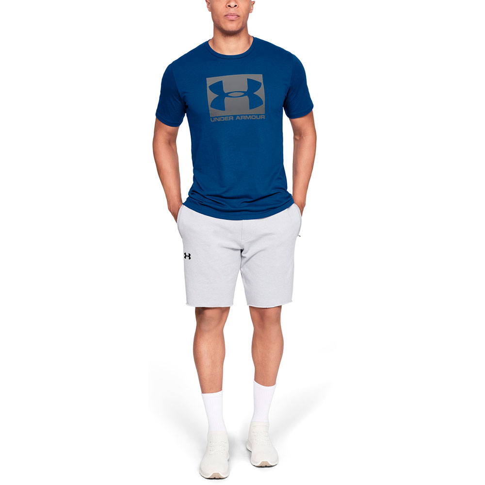 T-Shirt Homme - Under Armour Big LOGO Sport Style Spring Summer - Bleu -  Prix en Algérie