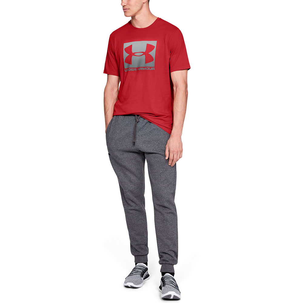 Under Armour Boxed Sportstyle Camiseta - Red/Light Grey