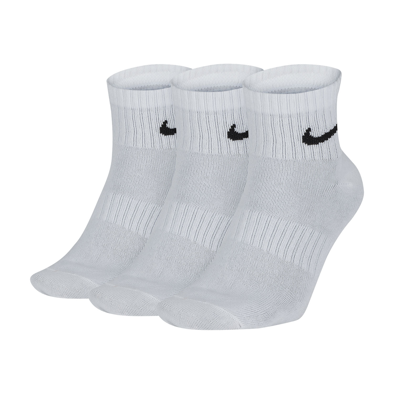 Nike Everyday Lightweight Ankle x 3 Calze da Tennis - White