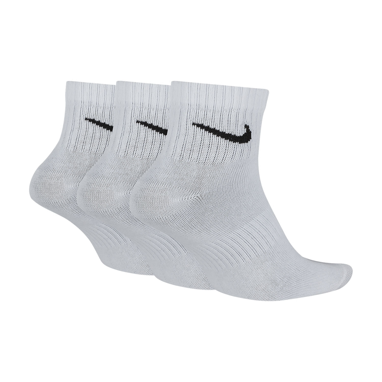 Nike Everyday Light Weight x 3 Calcetines - White/Black