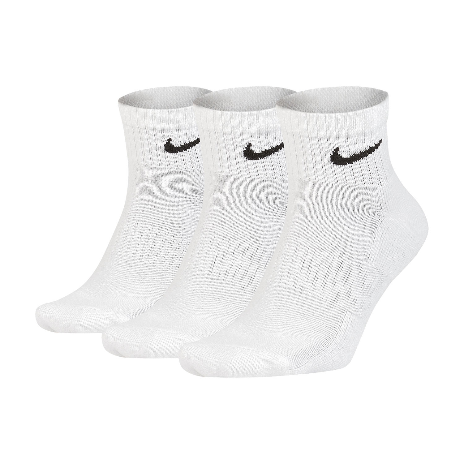 Nike Everyday Cushion x 3 Socks - White/Black