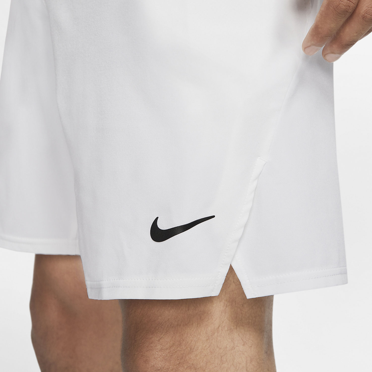 Nike Flex Ace 9in Men's Tennis Shorts - White/Black