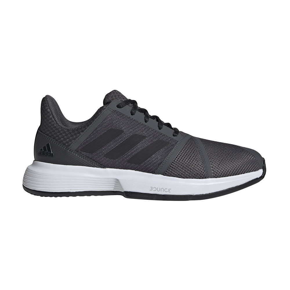 adidas grey court shoes