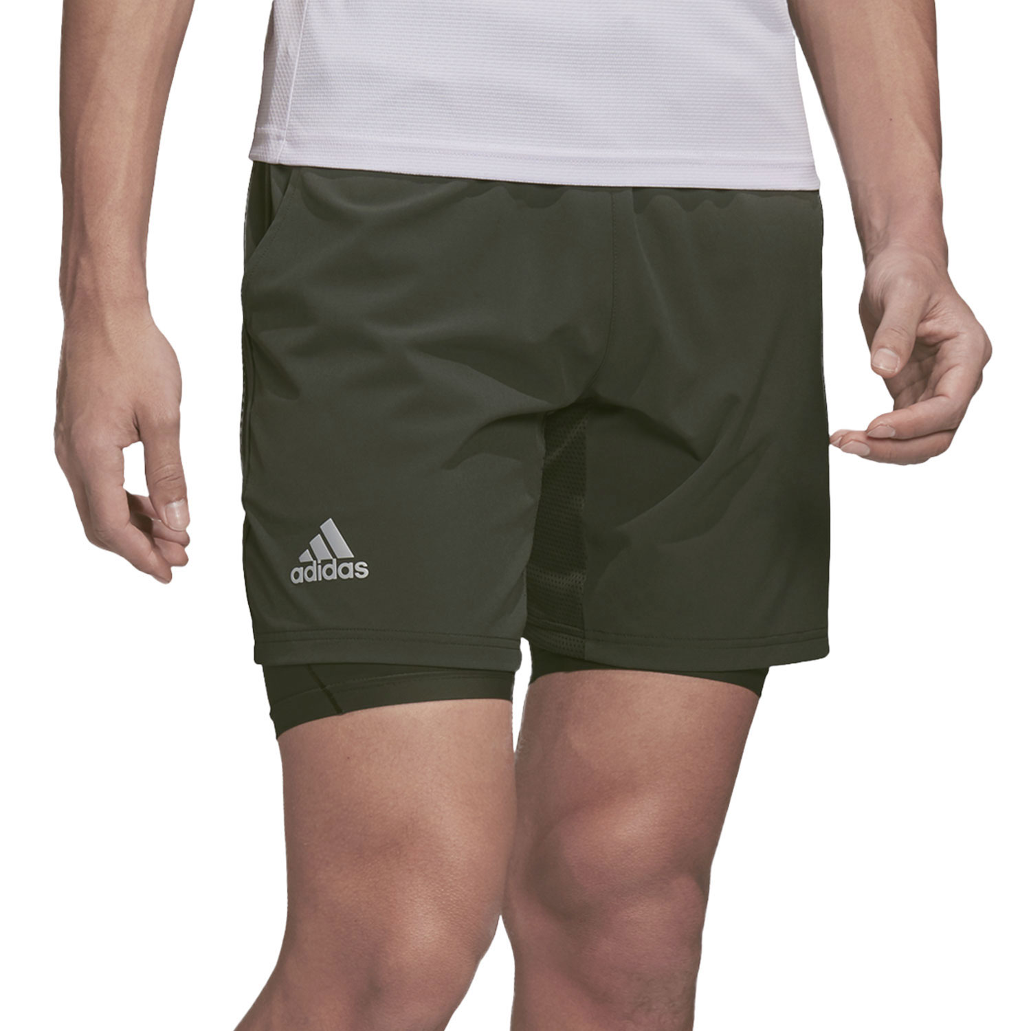 2 in 1 shorts adidas