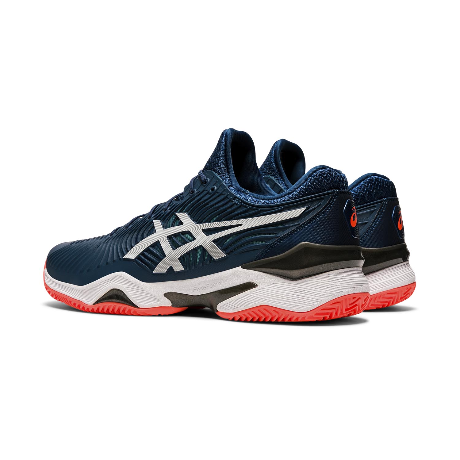 asics court ff 2 white mako blue