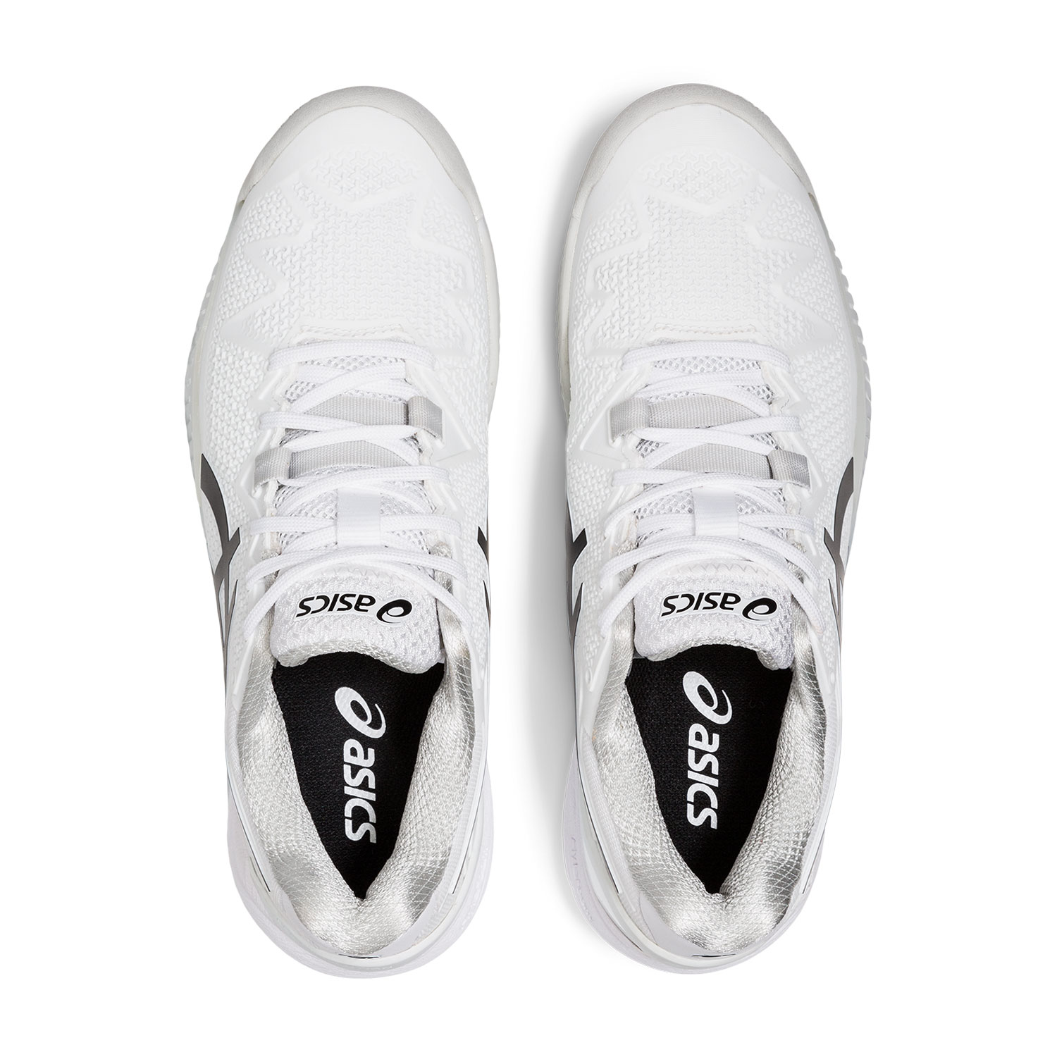 Asics Gel Resolution 8 Clay Zapatillas Tenis Mujer - White/Black