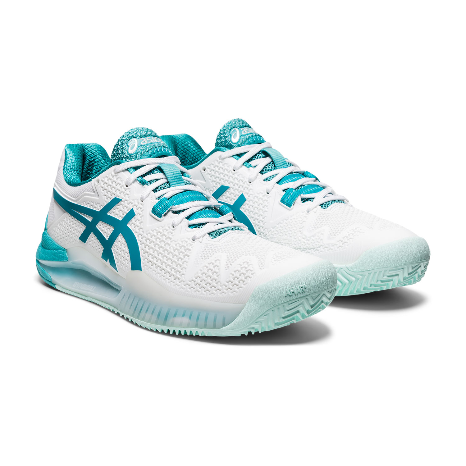 asics gel resolution 8 clay womens tennis shoe