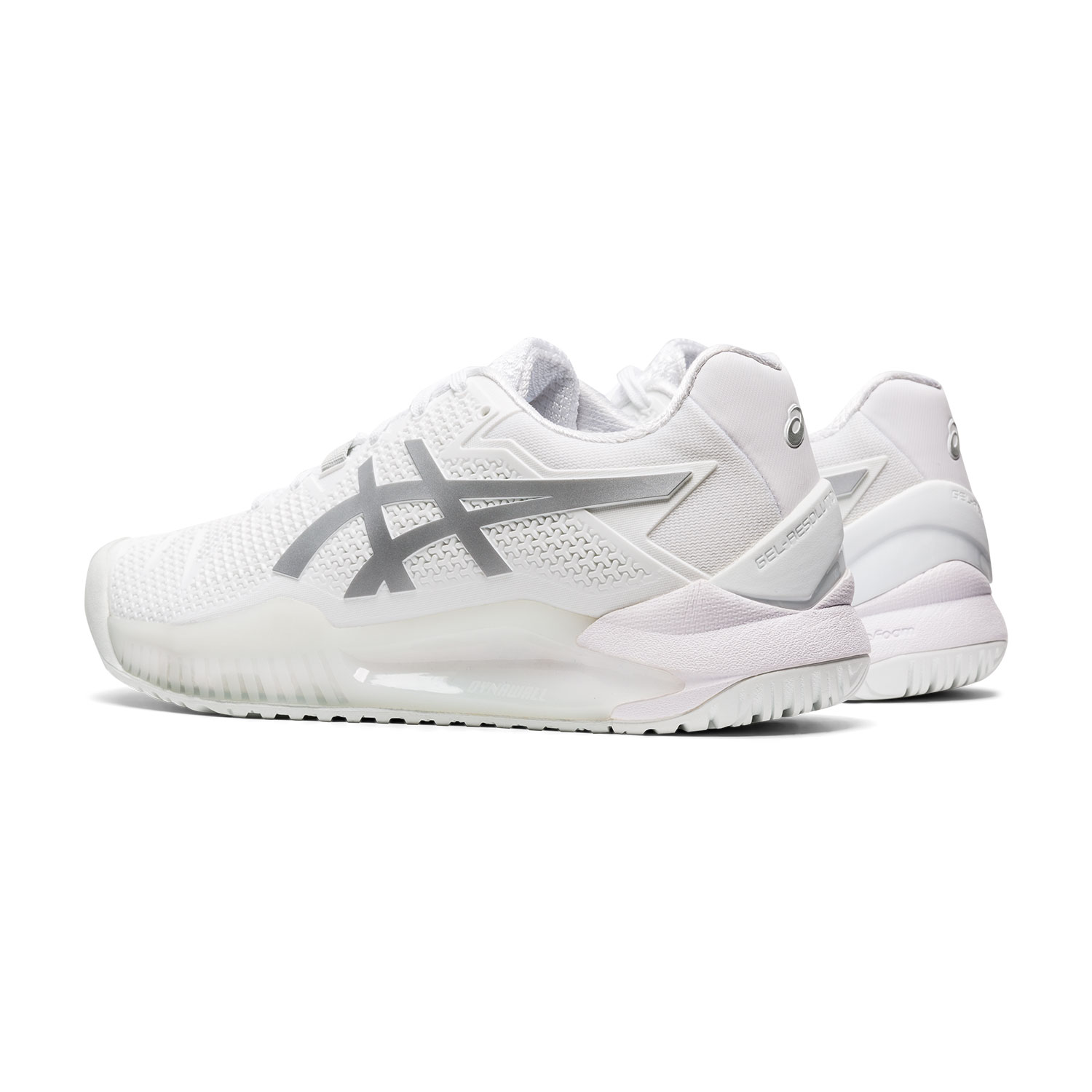 Asics Gel Resolution 8 - White/Pure Silver
