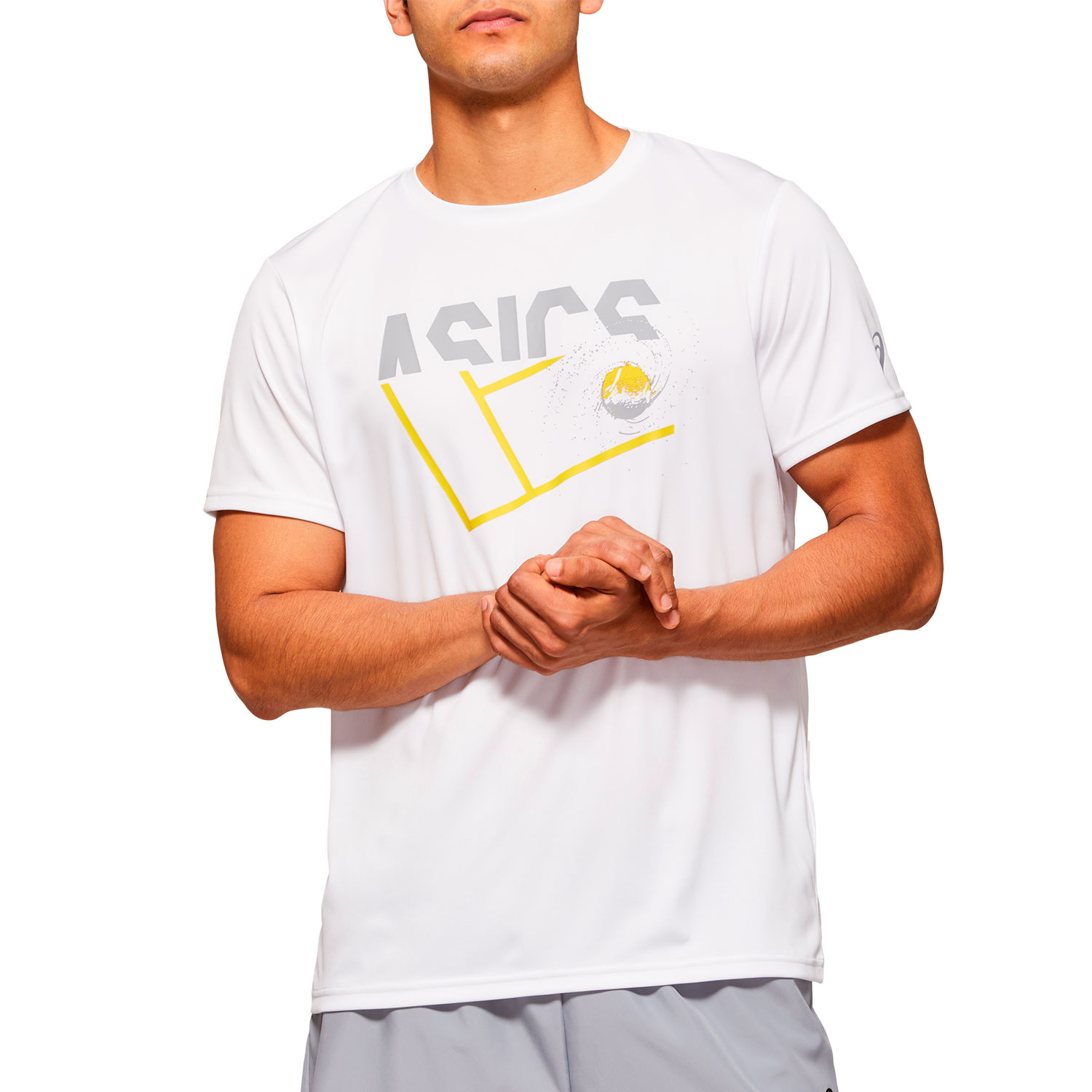 magliette nera asics