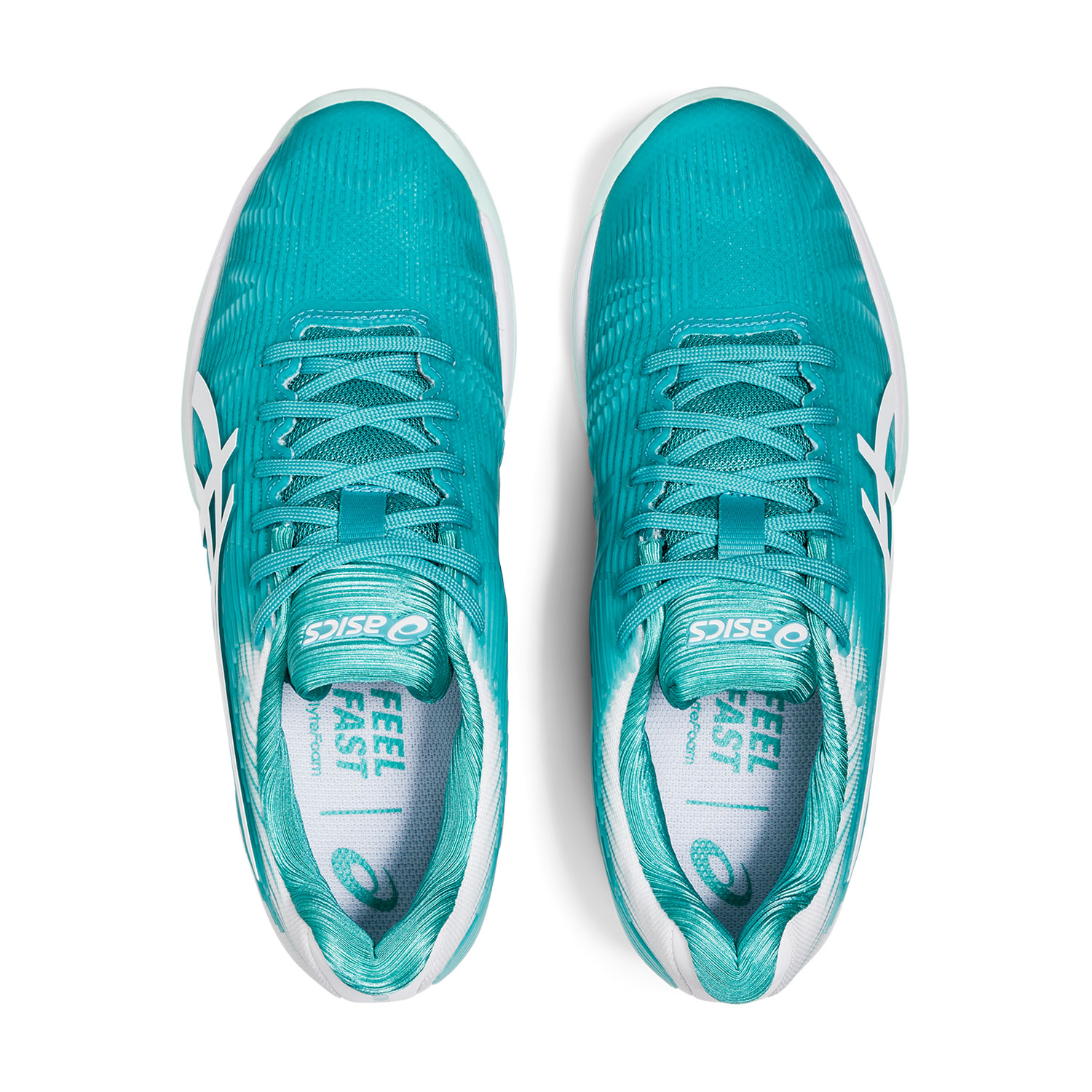 Asics Solution Speed FF Women's Tennis Shoes Techno Cyan