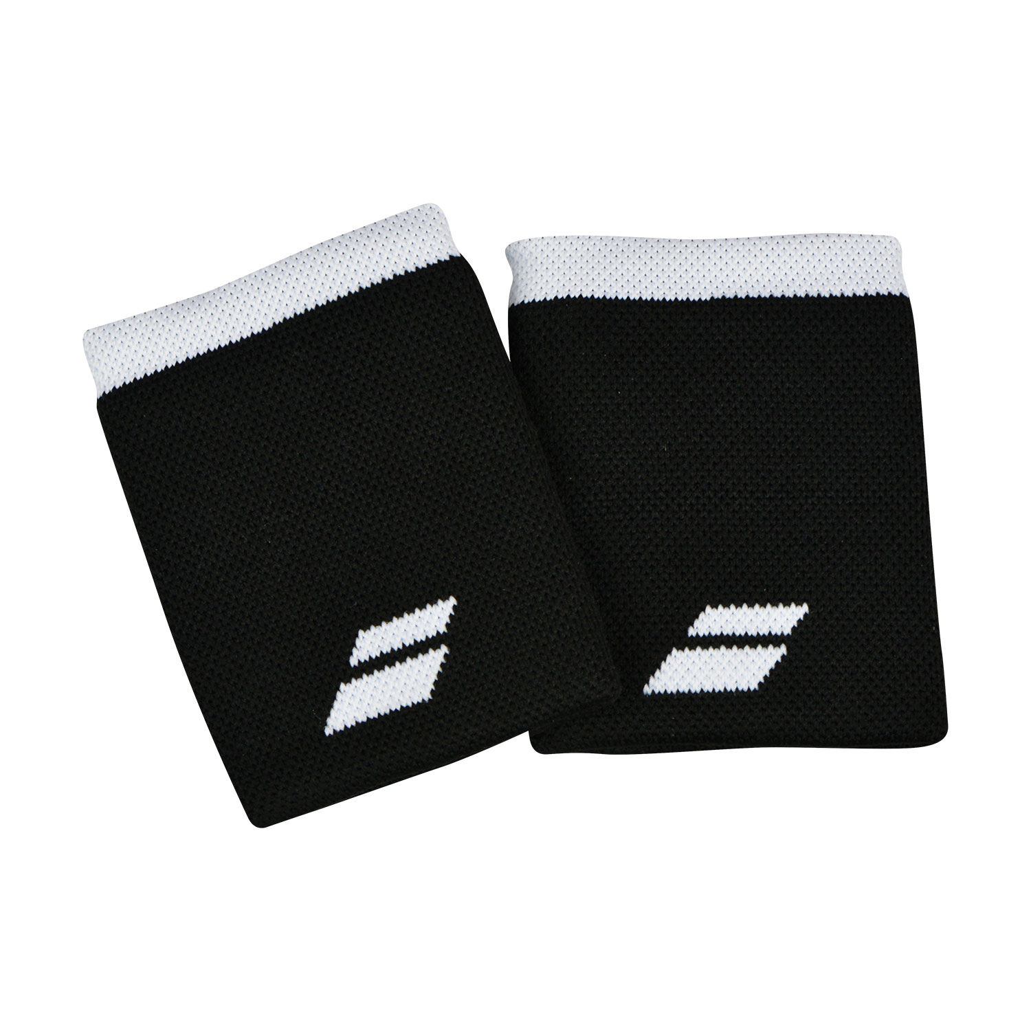 Babolat Logo Jumbo Muñequeras Medianas - Black/White