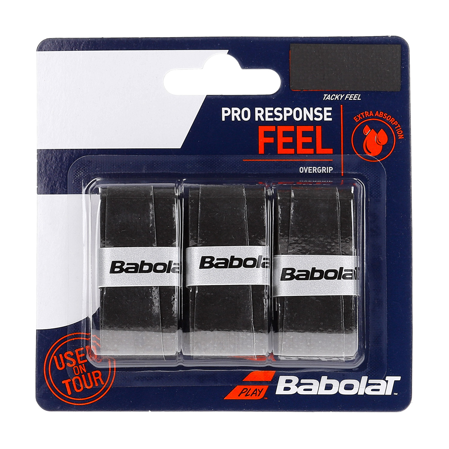 Babolat Pro Response Overgrip x 3 - Black