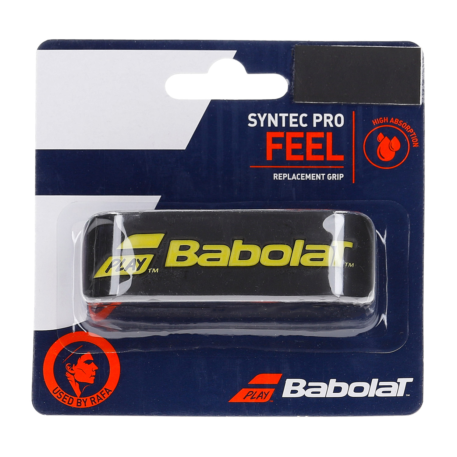Babolat Syntec Pro Grip tennis colore nero-giallo super assorbente in offerta 