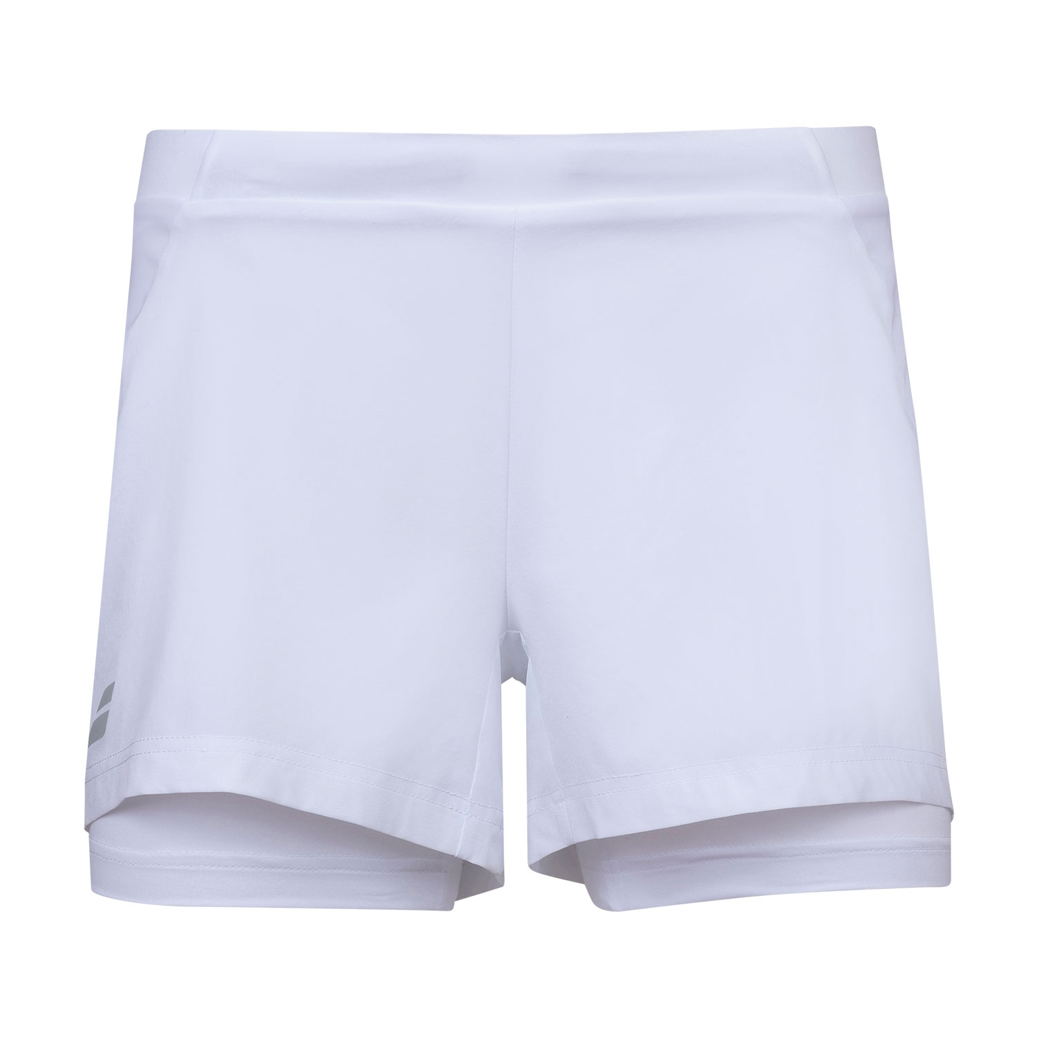 Babolat Exercise 2 in 1 3in Shorts - White