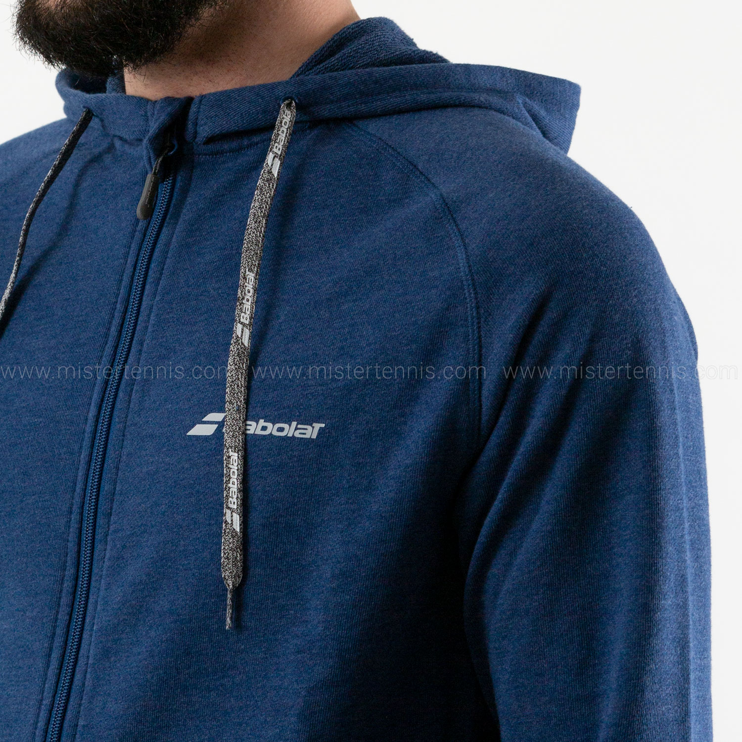 Babolat Exercise Zip Hoodie - Estate Blue Heather