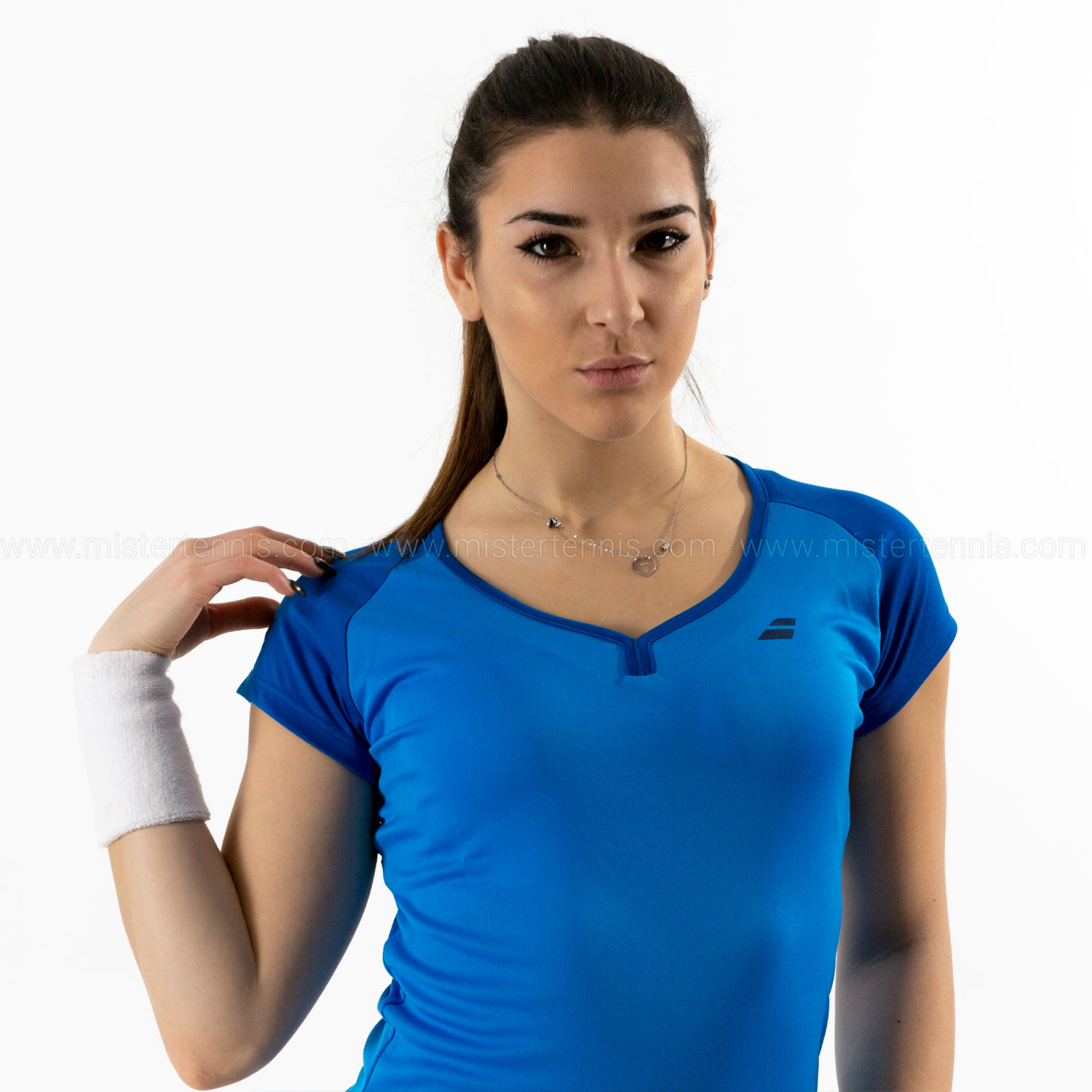 Babolat Play Cap T-Shirt - Blue Aster