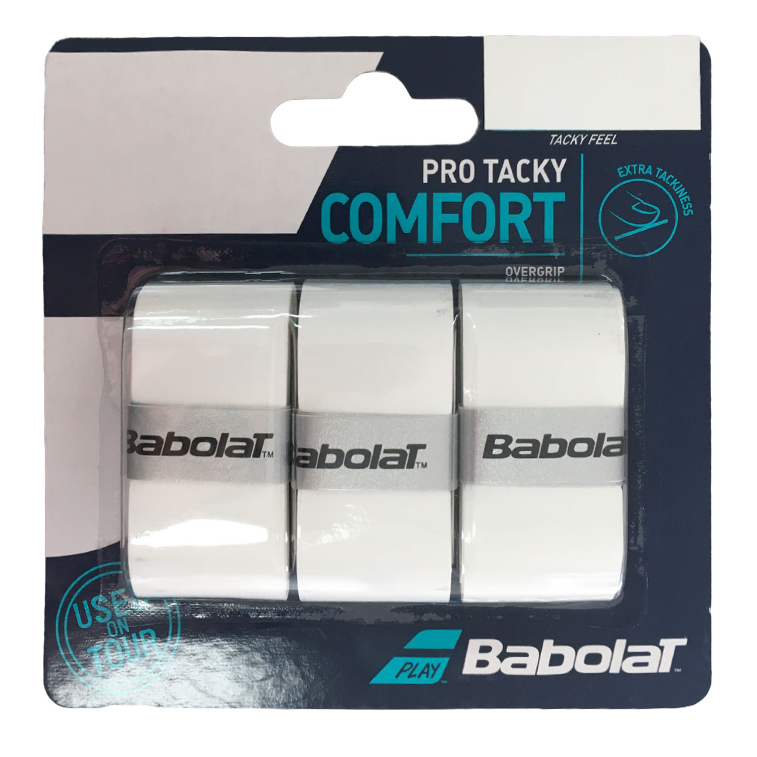 Babolat Pro Tacky Overgrip x3 white