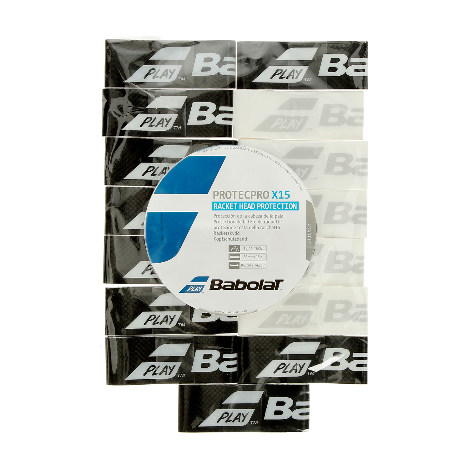 Babolat Protecpro x 15 Protective Tape - Assorted